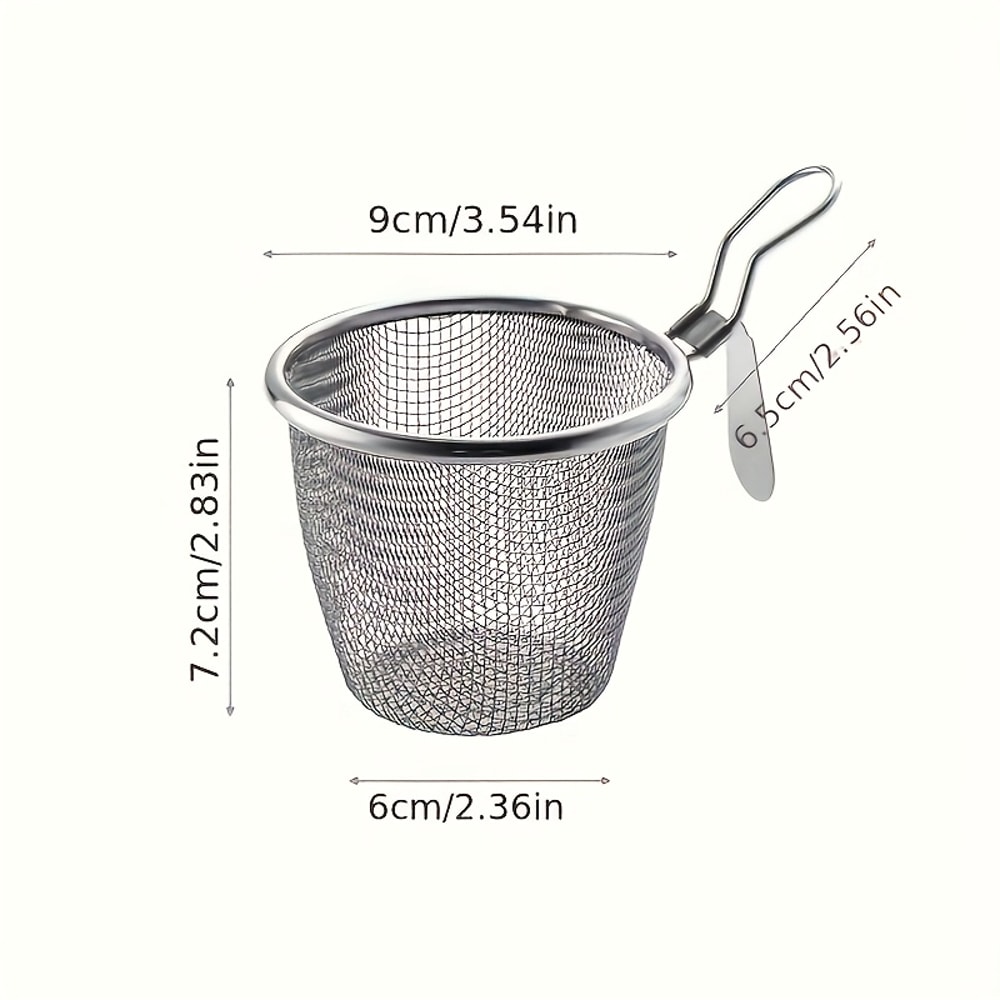 Stainless Steel Spider Strainer Skimmer Commercial Noodle Soup Hot Pot Ladle With Hook Kitchen Tool 5