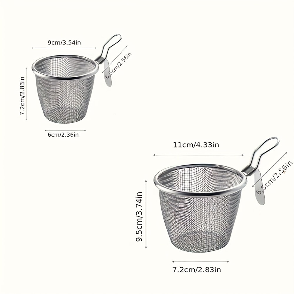 Stainless Steel Spider Strainer Skimmer Commercial Noodle Soup Hot Pot Ladle With Hook Kitchen Tool 4