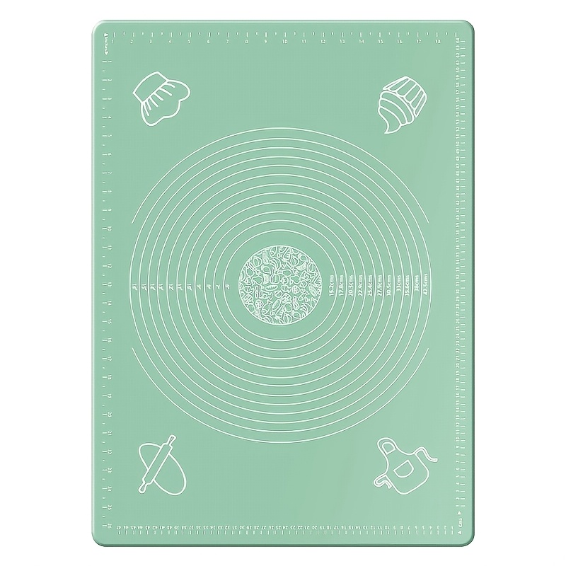 Non Stick Silicone Baking Mat with Measurement Guide for Easy Dough Rolling