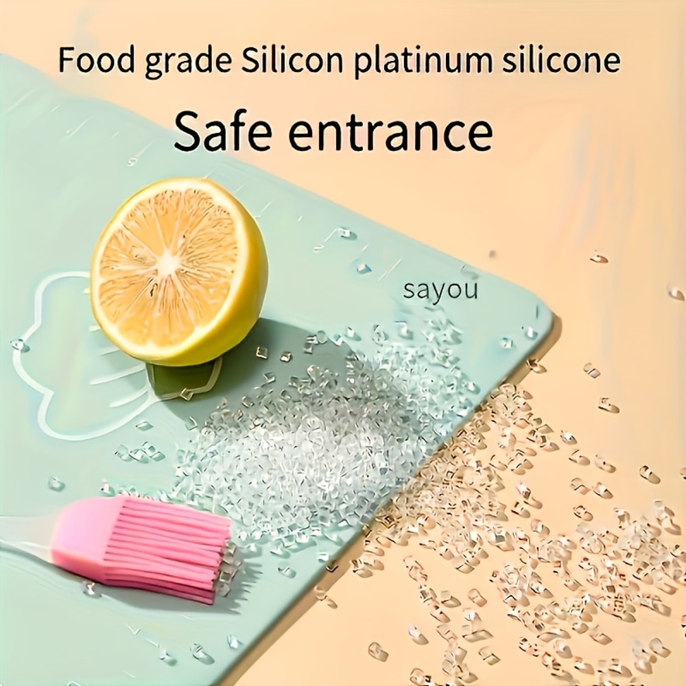 Non Stick Silicone Baking Mat with Measurement Guide for Easy Dough Rolling