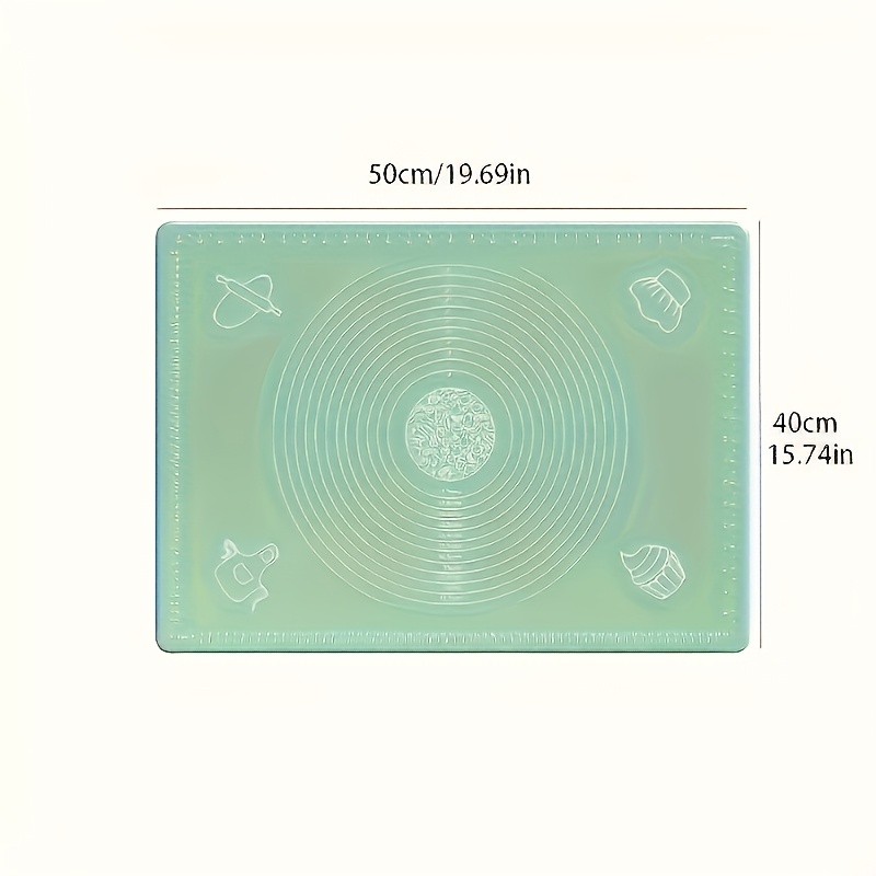 Non Stick Silicone Baking Mat with Measurement Guide for Easy Dough Rolling