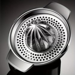 stainless steel citrus juicer, manual press & twist lemon orange squeezer, fruit juice extractor for kitchen