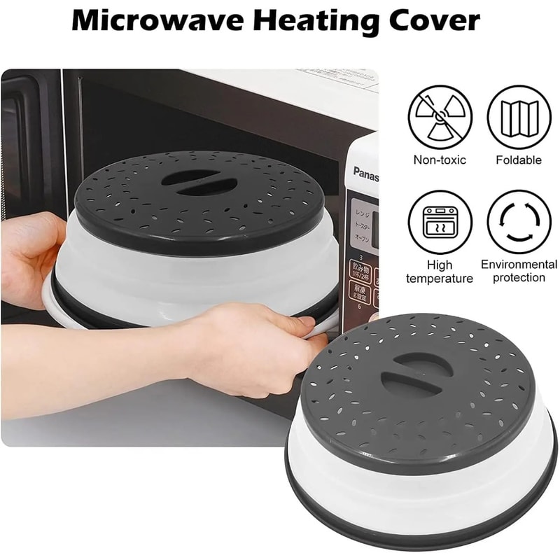 Breathable & Foldable Microwave Oven Cover Splash Proof and Durable