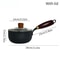 Induction Compatible Milk Pot With Wooden Handle Small Saucepan For Boiling Milk Soup Noodles 4