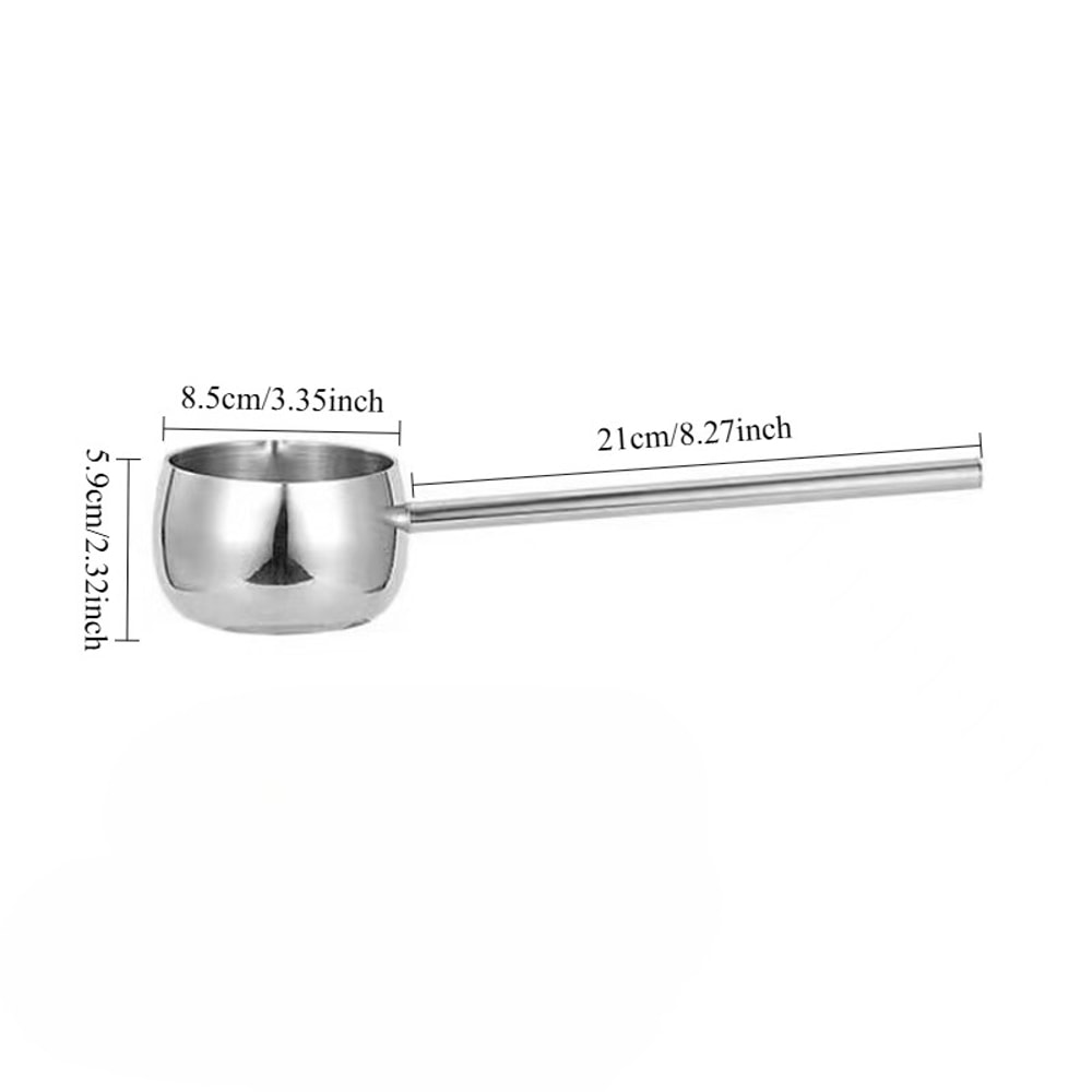 Stainless Steel Sauce Spoons With Long Handle Premium Kitchen Utensils For Oil Seasoning Baking Di 5