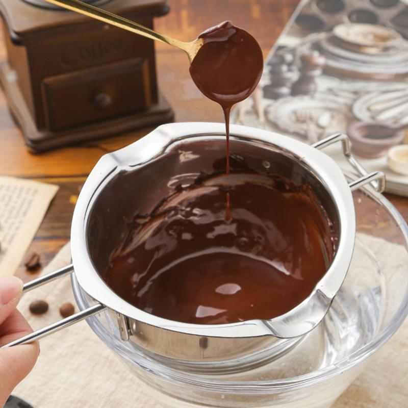 Stainless Steel Candle Wax Melting Pot with Heat Resistant Handle for Chocolate & Candle Making