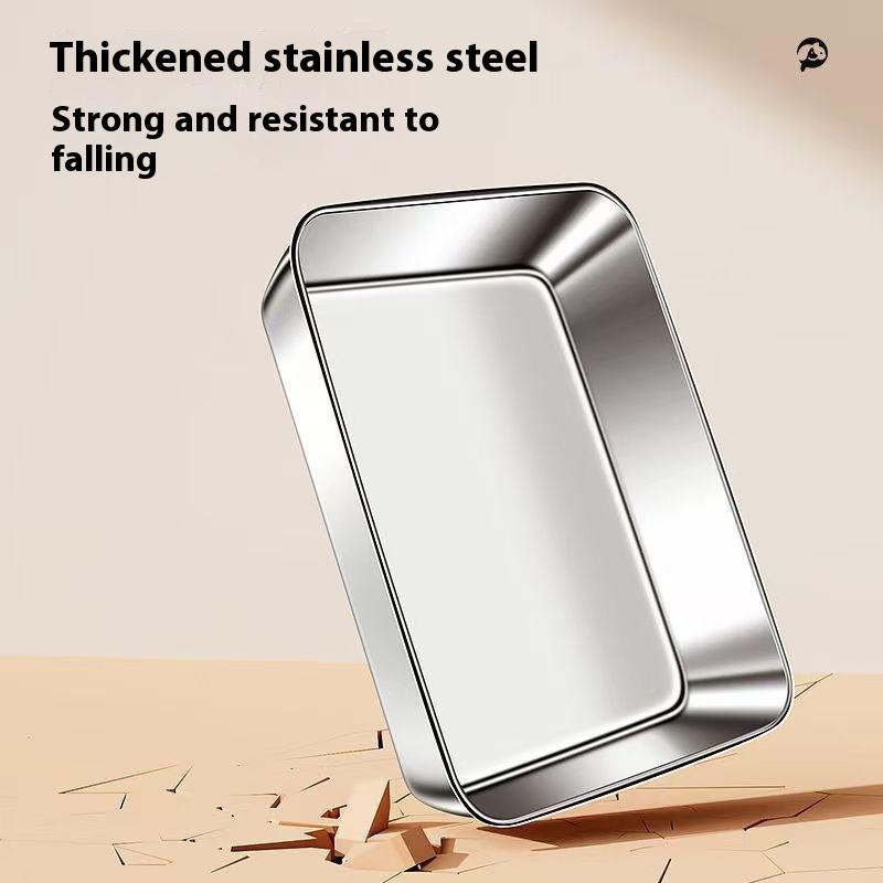 Stainless Steel AntiTip Pet Food Water Bowl For Cats Dogs Double Grain Bowls 5