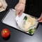 Stainless Steel Rice Noodle Serving Tray Rectangle Buffet Presentation Plate 0