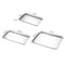 Stainless Steel Rice Noodle Serving Tray Rectangle Buffet Presentation Plate 5