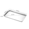 Stainless Steel Rice Noodle Serving Tray Rectangle Buffet Presentation Plate 7