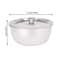 Stainless Steel Steamed Egg Bowl With Lids Premium Kitchen Tableware For Desserts Soups Rice Noodle 5