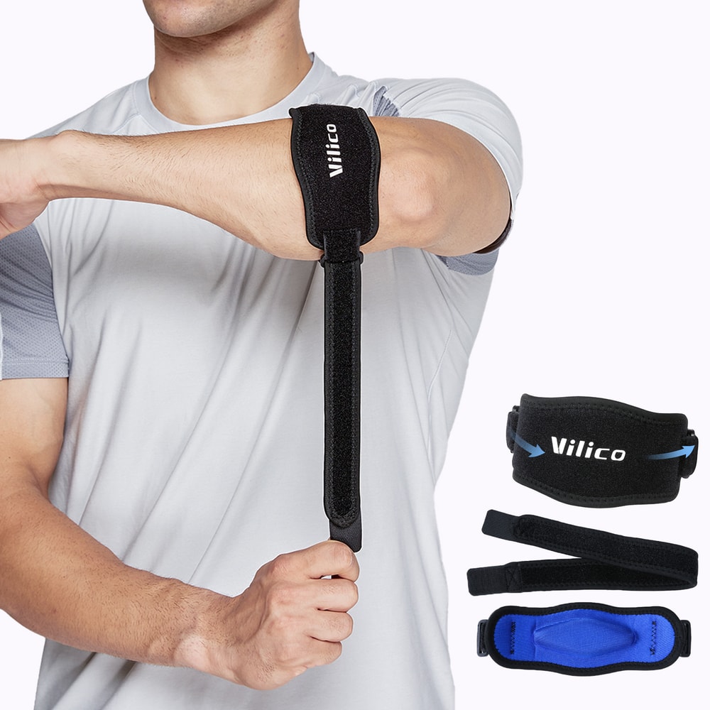 Elbow Support Strap For Basketball Tennis Soft Cushion Epicondylitis Elbow Pad For Pain Relief 0