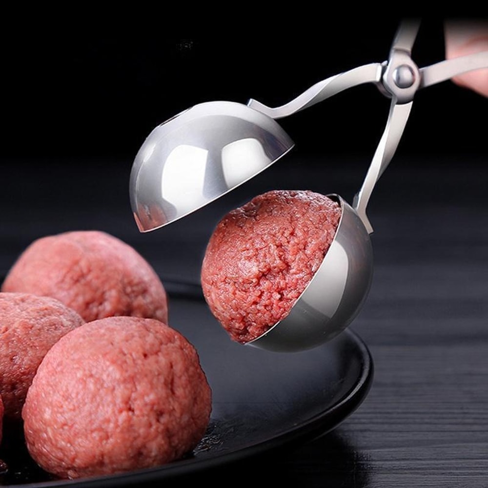 Meatball Maker Tool Stainless Steel Rice Ball Shaper For Effortless Meatball Rice Creation NonStic 0