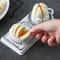 Stainless Steel Egg Cutter With PP Base Multifunctional Kitchen Tool For Slicing Hanging 0