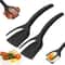 Flip Spatula Tongs NonStick Egg Flipper For Pancakes Omelets 0