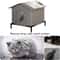 Foldable Stray Cat House With Mat Waterproof Winter Shelter For Outdoor Cats Small Dogs 2