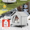 Foldable Stray Cat House With Mat Waterproof Winter Shelter For Outdoor Cats Small Dogs 5
