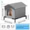 Foldable Stray Cat House With Mat Waterproof Winter Shelter For Outdoor Cats Small Dogs 8