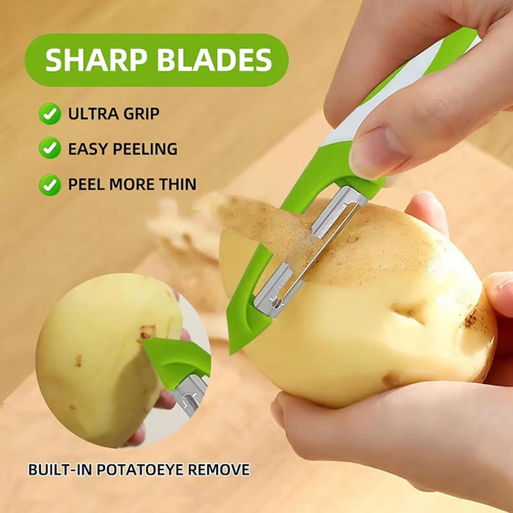 Portable Stainless Steel Peeler Scraper For Kitchen Household Use 3