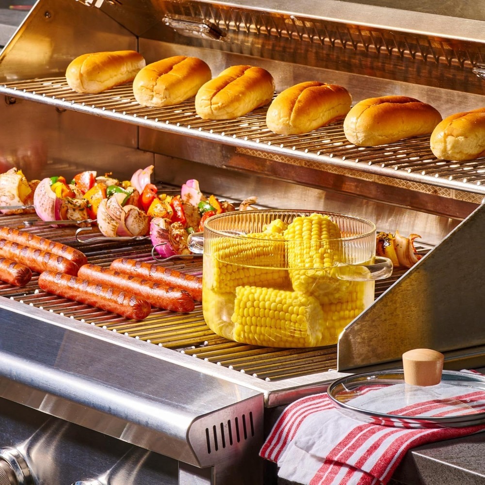 Covered Glass Cooking Pot With Lid Heat Resistant Glass Soup Pot Dual Handles Glass Saucepan For Ki 2