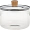 Covered Glass Cooking Pot With Lid Heat Resistant Glass Soup Pot Dual Handles Glass Saucepan For Ki 6