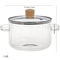 Covered Glass Cooking Pot With Lid Heat Resistant Glass Soup Pot Dual Handles Glass Saucepan For Ki 5