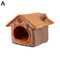 Foldable Dog House Kennel Bed Mat for Small to Medium Dogs & Cats Cozy Winter Warm Pet Bed Nest