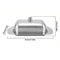 Stainless Steel Butter Dish with Easy Grip Lid Premium Cheese Storage Box for Kitchen