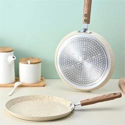 mini non-stick frying pan for pancakes & crepes ideal for omelets & eggs
