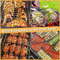 Folding Stainless Steel BBQ Grill Basket for Outdoor Cooking