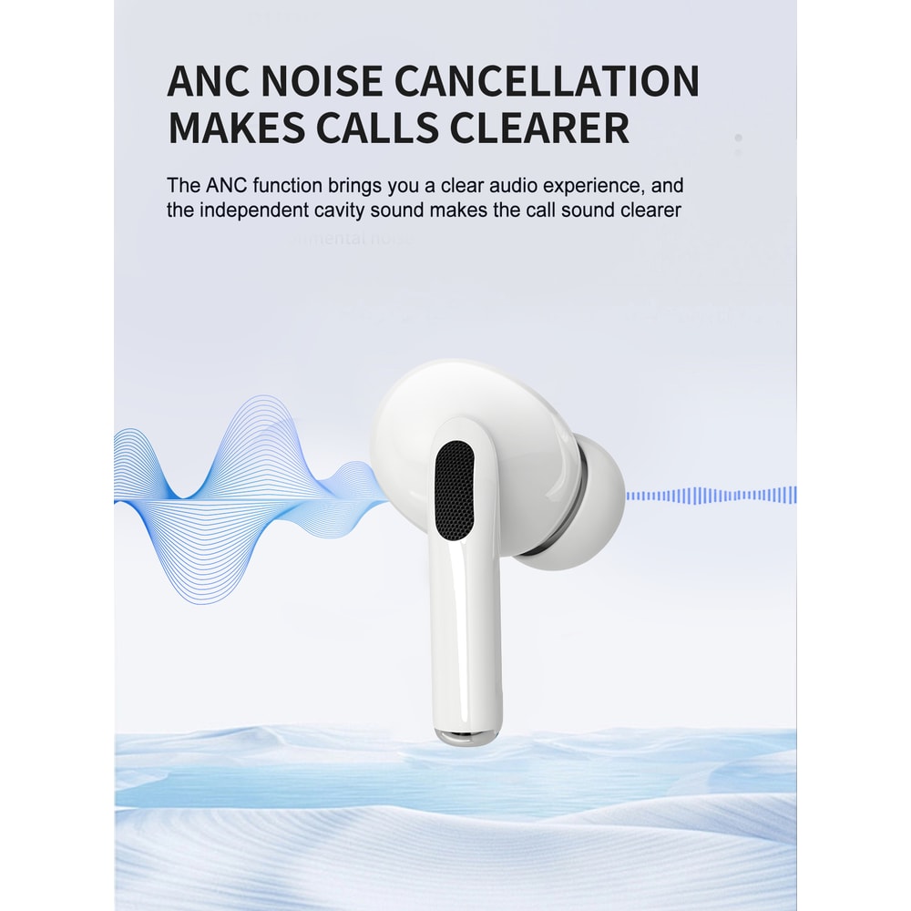 Air Pro Wireless Bluetooth Earphones HiFi Stereo, Noise-Canceling Earbuds for Xiaomi & Lenovo, Compatible with AirPods