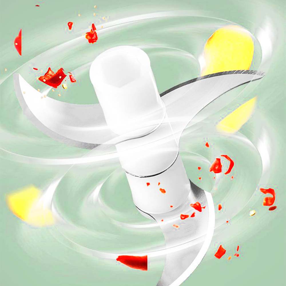 Electric Garlic Chopper Portable Food Processor For Nuts Chili Onion Rechargeable Vegetable Blender 3