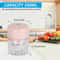 Electric Garlic Chopper Portable Food Processor For Nuts Chili Onion Rechargeable Vegetable Blender 8