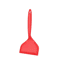 Wide Silicone Spatula Turner for Nonstick Cookware Flexible Fish & Egg Turner with Heat-Resistant Handle