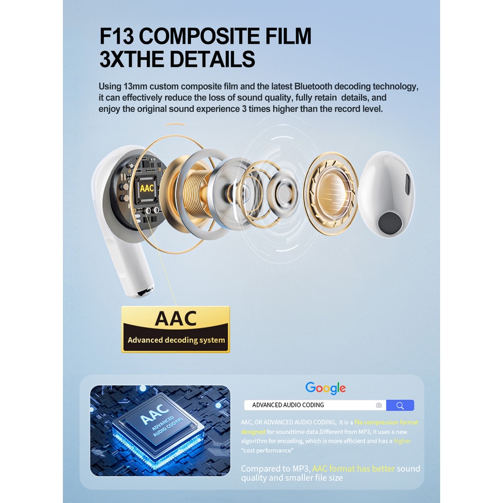 Wireless Bluetooth Sports Earphones Premium In-Ear Headphones with Microphone for Active Lifestyles