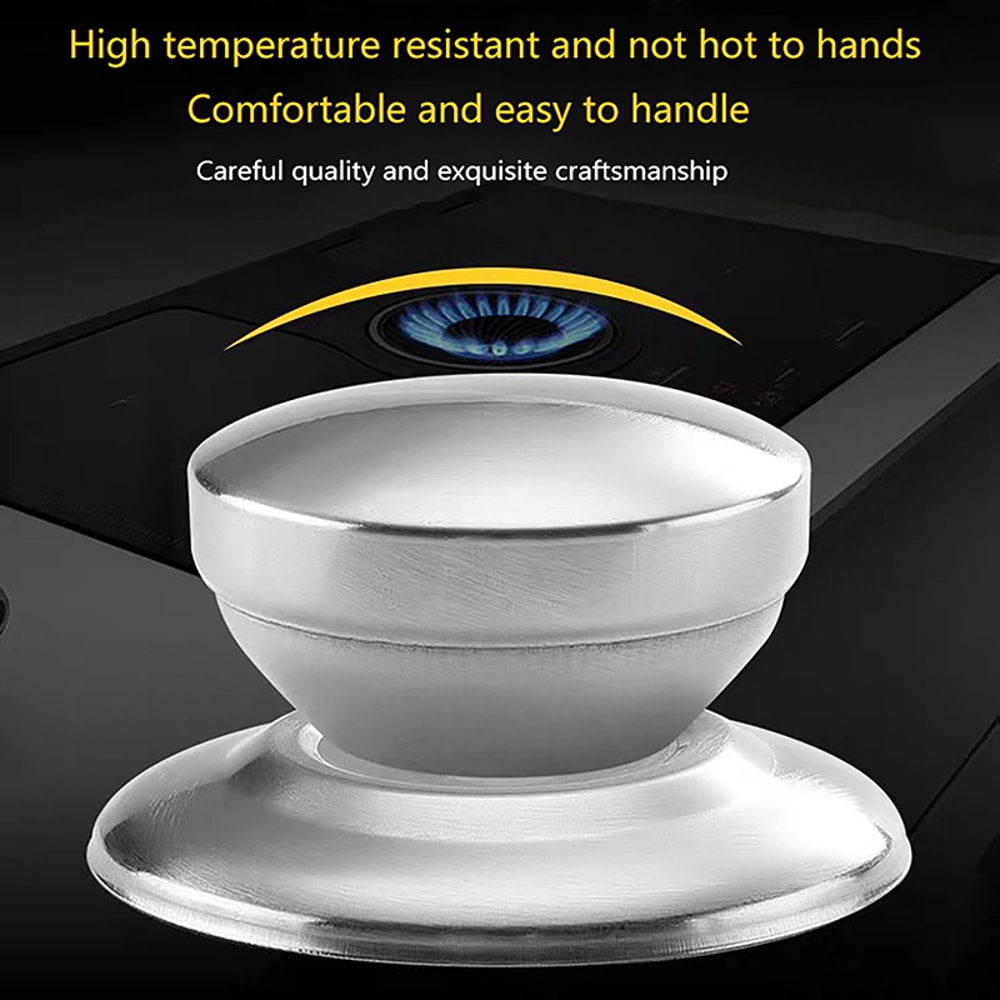 Replacement Stainless Steel Universal Pot Lid Grip AntiScalding Knob Handle Cover For Kitchen Cookw 1