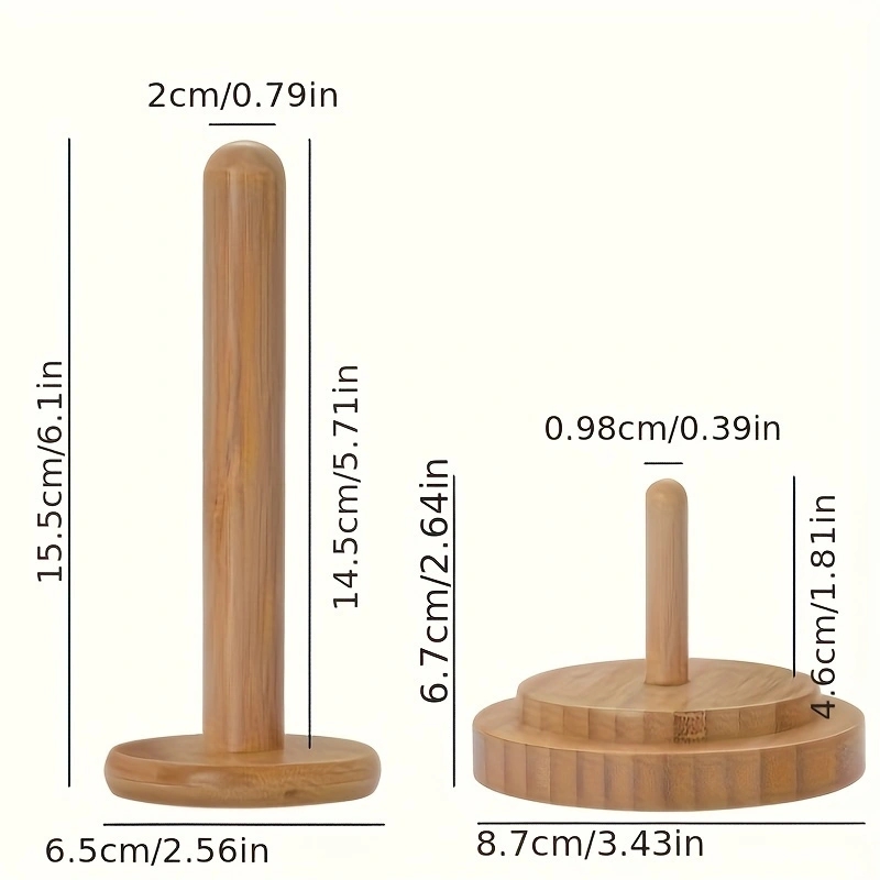 Bamboo Yarn Stand Wooden Winder Tabletop Rotary Yarn Spool Storage Organizer 4