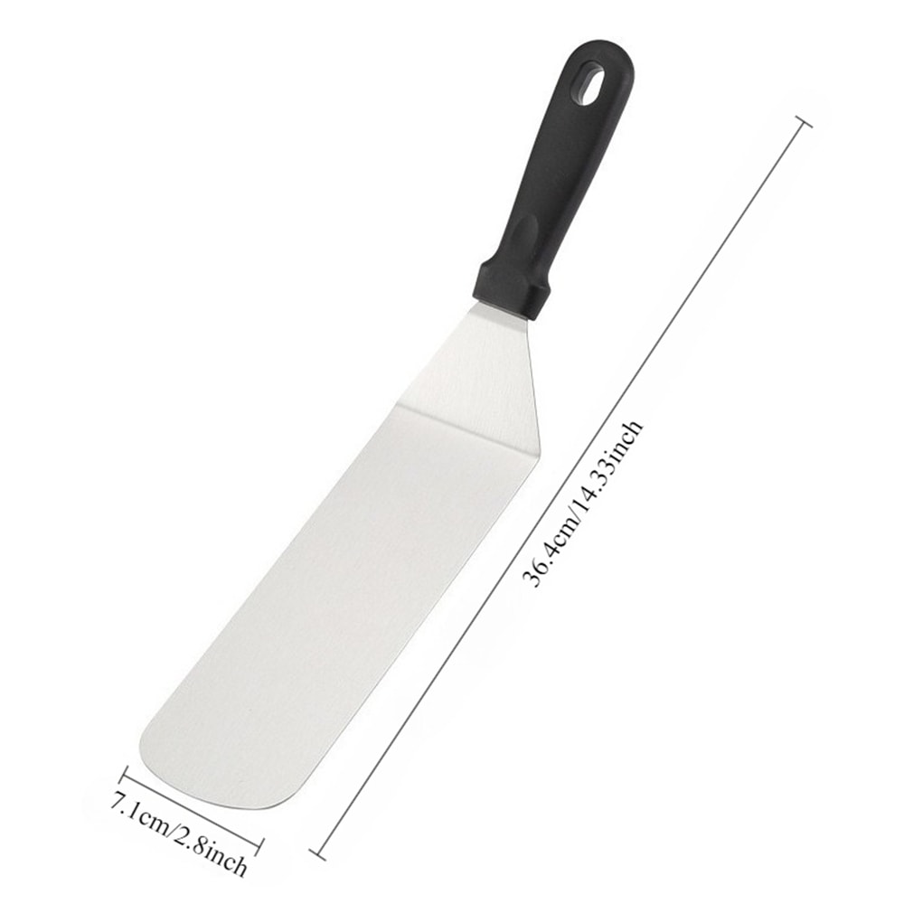 Extra Long Stainless Steel Barbecue Spatula With NonSlip Plastic Handle Premium Griddle Cooking Ute 6