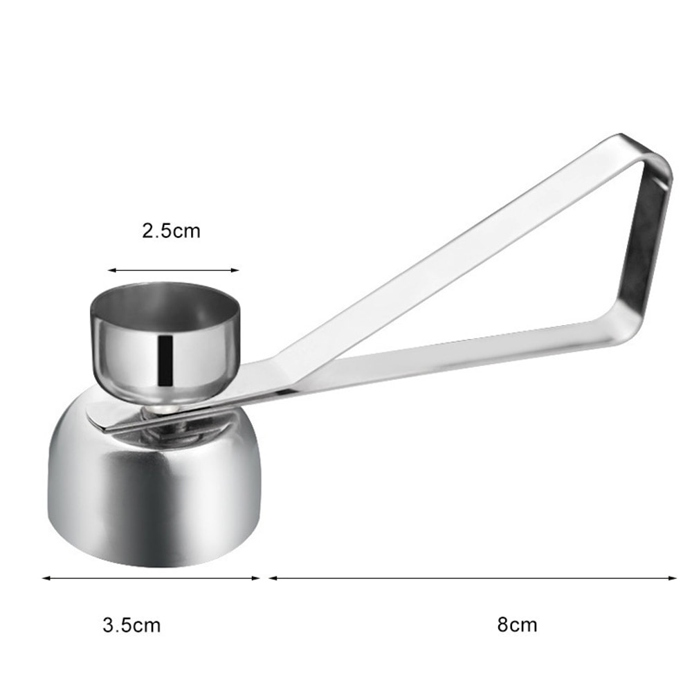 Stainless Steel Egg Shell Opener Creative Egg Separator For Effortless Egg Cracking Single Double 6