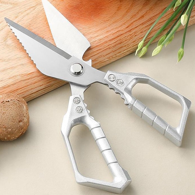 HeavyDuty Kitchen Scissors MultiFunction Dishwasher Safe Ideal For Poultry Herbs 6