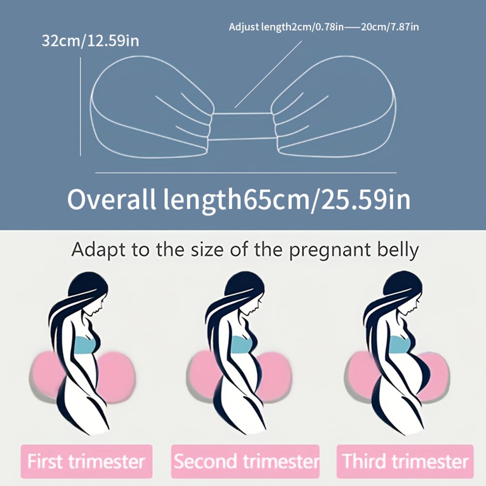 ComfortCloud U Shaped Pregnancy Pillow For Full Body Support And Pain Relief 3
