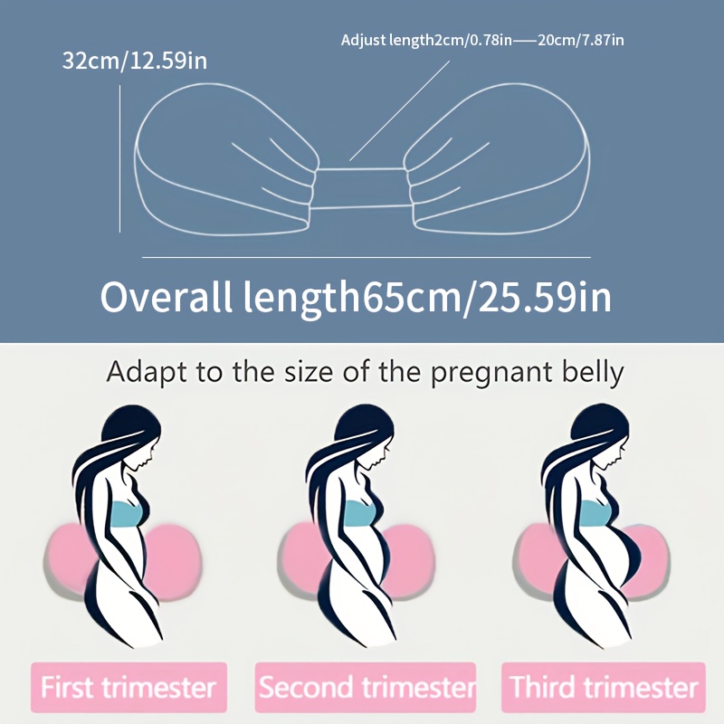 ComfortCloud U Shaped Pregnancy Pillow For Full Body Support And Pain Relief 3