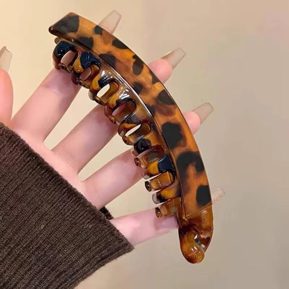 Fish Hair Clip Twist Clamp Ponytail Barrette For Women 6