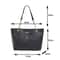 Soft Leather Large Capacity Tote Bag for Women Designer Style Shoulder Handbag