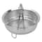 Stainless Steel Steam Basket with Foldable Handle Perfect for Rice Cookers, Ovens, and Fryers