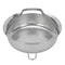 Stainless Steel Steam Basket with Foldable Handle Perfect for Rice Cookers, Ovens, and Fryers