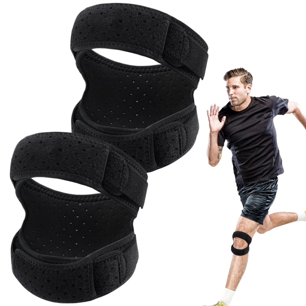 Adjustable Open Patella Knee Support Strap Knee Tendon Protector For Running Cycling Gym Sports 0