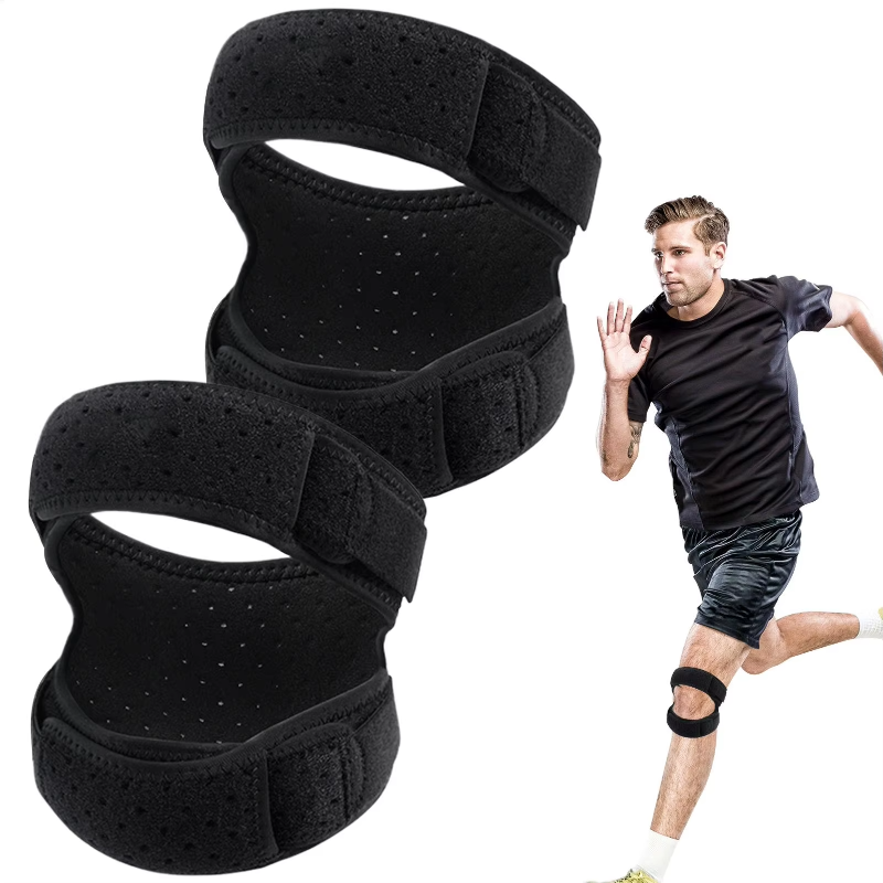 Adjustable Open Patella Knee Support Strap Knee Tendon Protector For Running Cycling Gym Sports 0