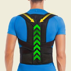 back support posture enhancer for men and women comfortable lumbar support straightener