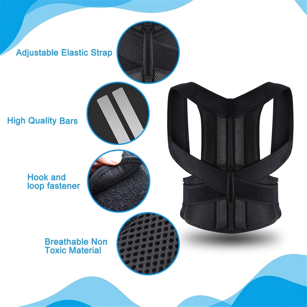 Back Support Posture Enhancer For Men And Women Comfortable Lumbar Support Straightener 2